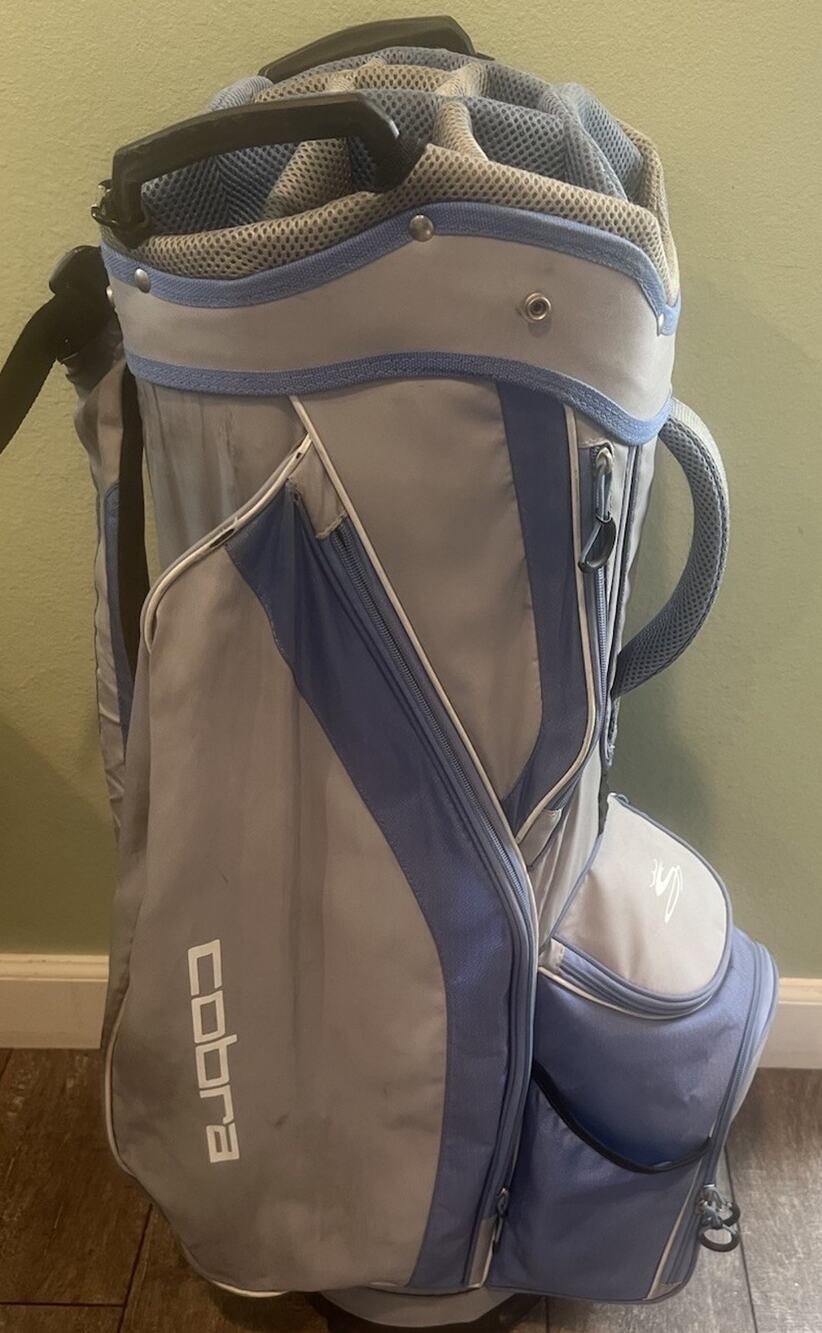 Cobra Women's Fly-XL 14 Way Golf Cart Bag Light Blue - See Descption